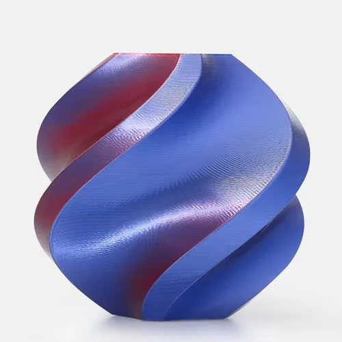 Mini vaasje blauw/rosé - Afbeelding 3