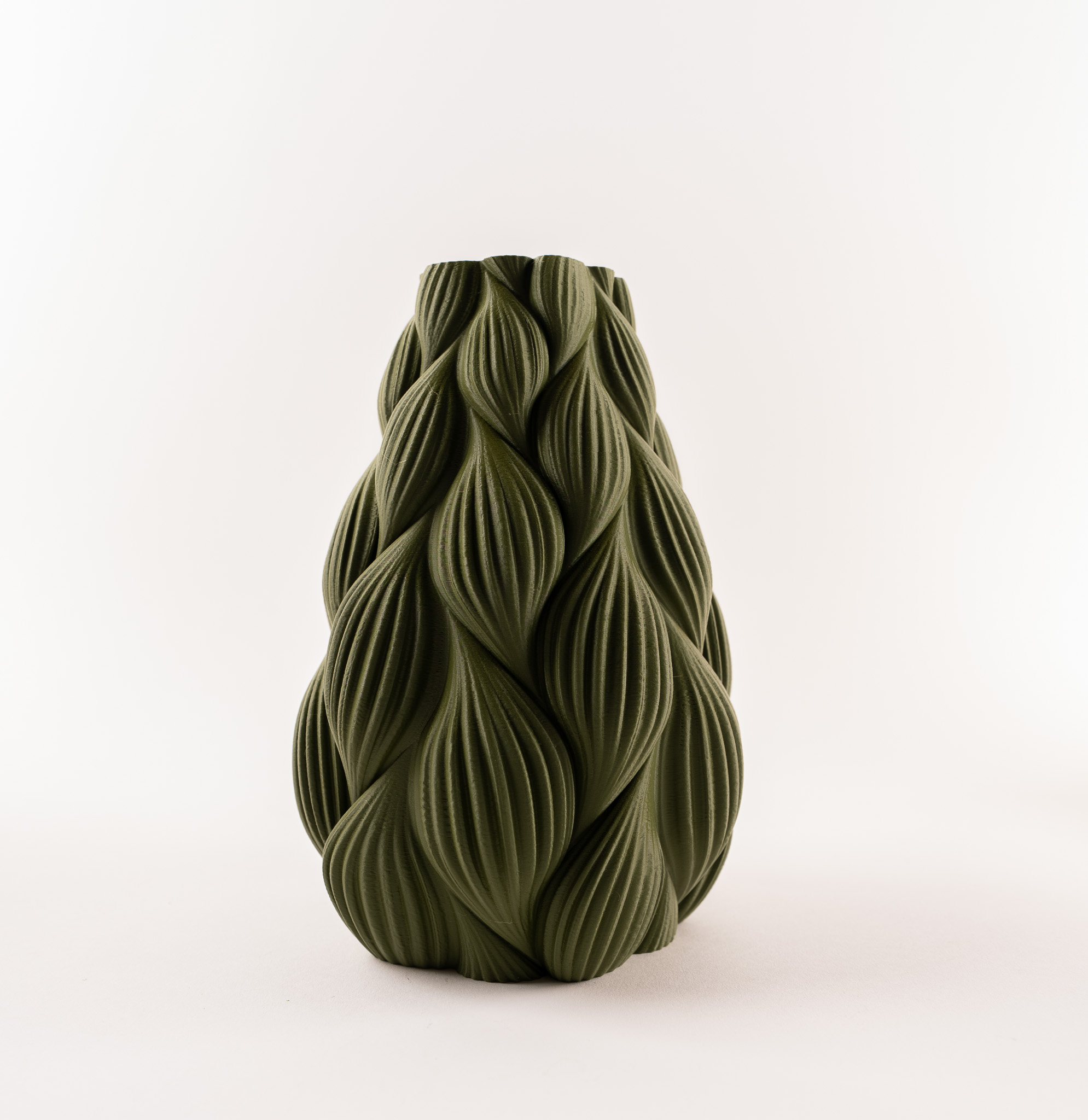 3d Vaas Charlie groen met pioenrozen - Afbeelding 5