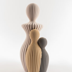 Moeder met kind - 3D Beeldje