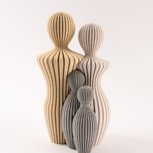 Familie - 3D Beeldje 15 cm