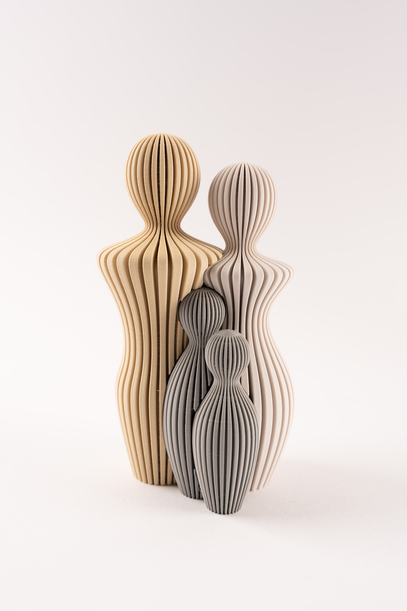 Familie - 3D Beeldje 22 cm