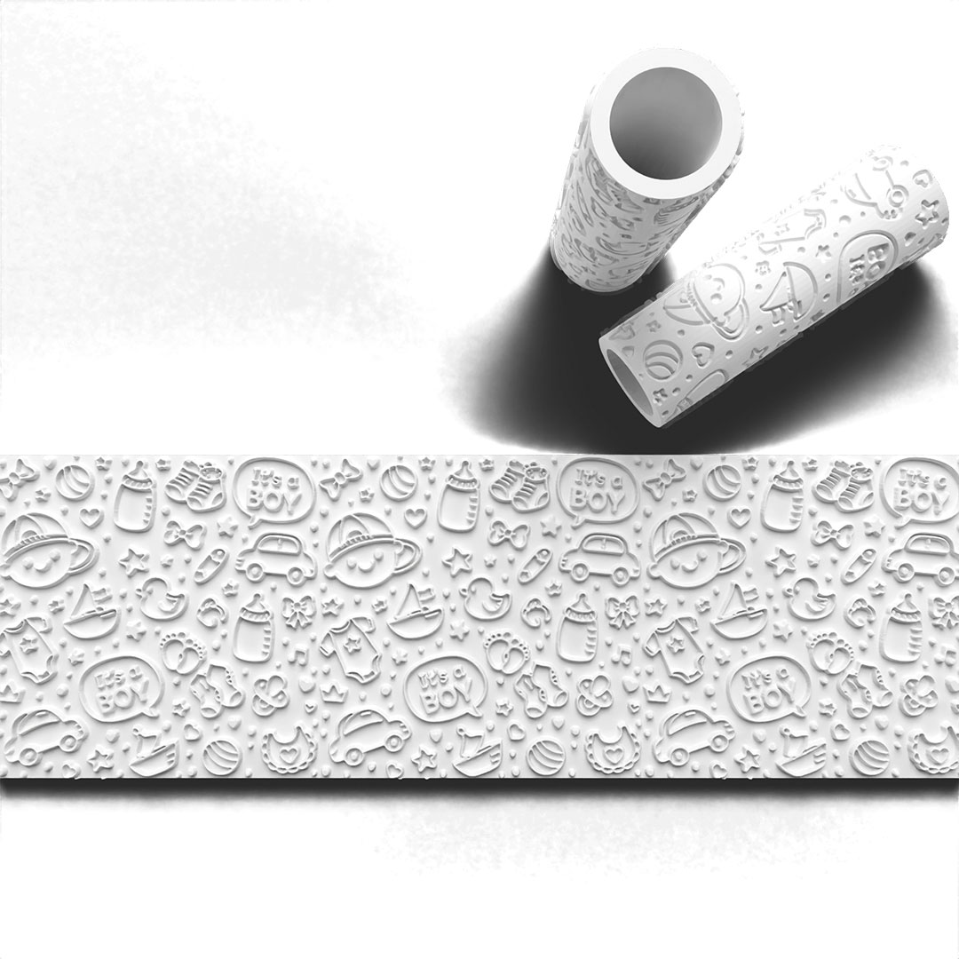 Reliëfrol Baby Boy – 3D geprint - Afbeelding 2