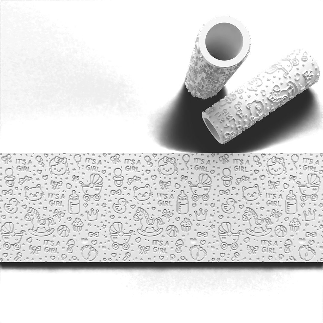 Reliëfrol Baby Boy – 3D geprint