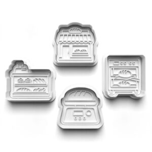 Bakery Cookie Cutter Set (4-delig)