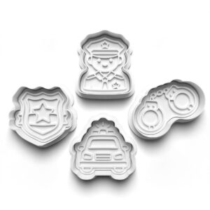 Politie Cookie Cutter Set – (4 stuks)