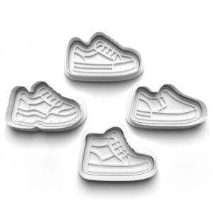 Sneakers Cookie Cutter Set – (4 stuks)