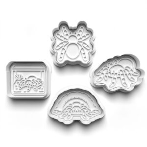 Spinnen Cookie Cutter Set – (4 stuks)